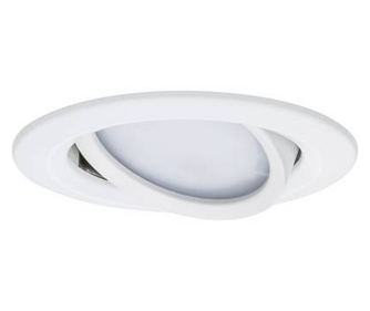 Paulmann Coin Slim 93875 LED vgradna svetilka, komplet 3 kosov, 20,4 W, topla bela, bela (mat)