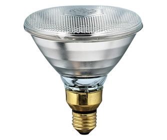 Инфрачервена прозрачна крушка PHILIPS PAR38 IR 100W E27