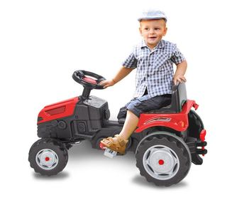 Jamara Strong Bull Pedálos Gyerek traktor - Piros