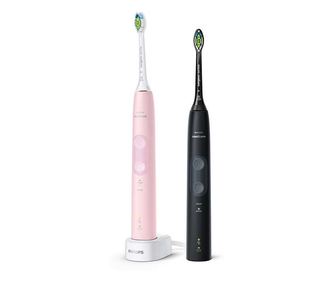 Philips 4500 series HX6830/35 електрическа четка за зъби За възрастни Sonic четка за зъби Сив, Розов