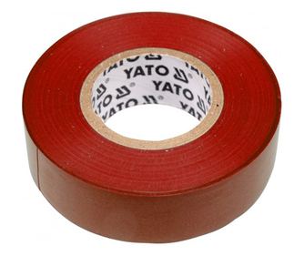 Yato szigetelőszalag 19×0,13 mm×20 m piros