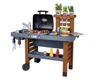 Garten Küche (grau/braun)