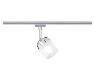 Visokonapetostna svetilka za sistem vodil URail G9 10 W LED Paulmann Blossom krom (mat), svila