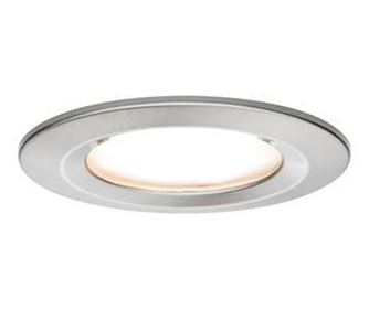 Kopalniška vgradna LED svetilka 6,5 W IP44 Paulmann Nova nerjaveče jeklo (mat)