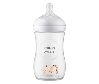 Philips AVENT SCY903/66 шише с биберон 260 мл Оранжев, Прозрачен Полипропилен (PP)