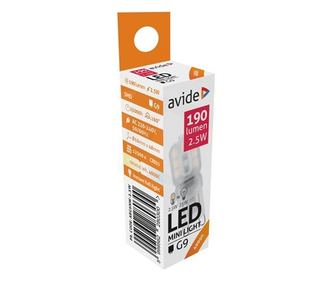 Set 5 Becuri Avide LED G9 2.5W 4000K lumina neutra
