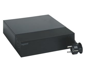 Legrand 049430 разклонител 2 м 8 Изход(и) за променлив ток На закрито Черен