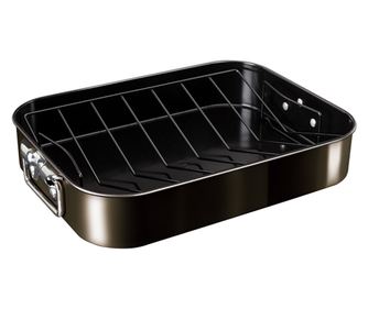 Tava cuptor 41.5x32x7.7 cm Shiny Black Berlinger Haus BH 7849
