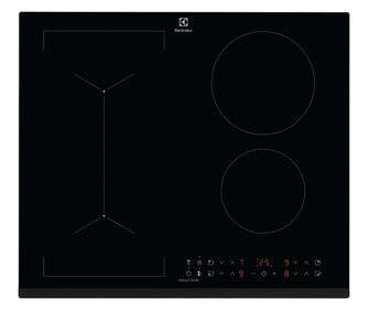 Плот за вграждане Electrolux LIV63431BK, Индукционен, 4 нагревателни зони, Touch control, Таймер, Booster, 60 см, Черен
