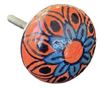 Kézzel festett vintage stílusú porcelán bútorgomb