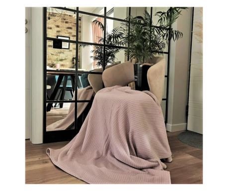 Kotonia Home takaró - Pique, 220x240 cm, 100% pamut, pezsgő