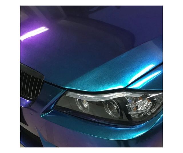 Автомобилно фолио Cameleon Blue/Violet за цялостно обвиване, Термопластично, с технология "BUBBLE FREE", Гланцово покритие, разм