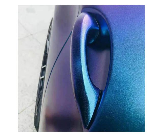 Автомобилно фолио Cameleon Blue/Violet за цялостно обвиване, Термопластично, с технология "BUBBLE FREE", Гланцово покритие, разм