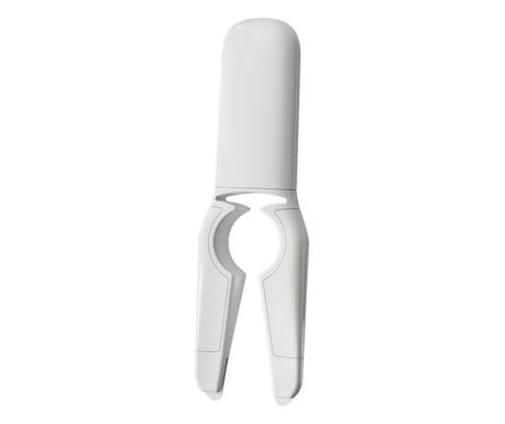 Desfacator de sticle 5in1, Flippy, Razatoare, Curatator de Legume-Fructe, Deschizator de Conserve si Doze, 17.5x5x3cm, Alb