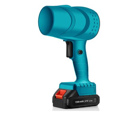 Suflanta aer portabila, Flippy, pentru Auto, PC, Gratar si Indepartare Frunze si Praf, 1500 mAh, 2 Baterii de Li si Incarcator,