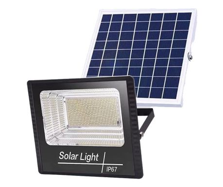 Solární pouliční lampa, Flippy, 100 LED, 30 W, se solárním panelem, včetně montážního ramene