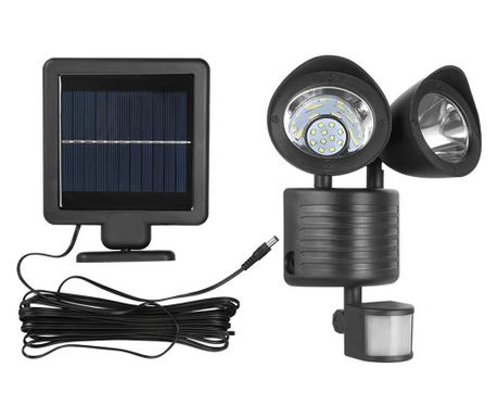 Flippy Vrtna Solarna Svjetiljka, Dvostruki Model Fenjera s Senzorom Pokreta, Hladno Bijela