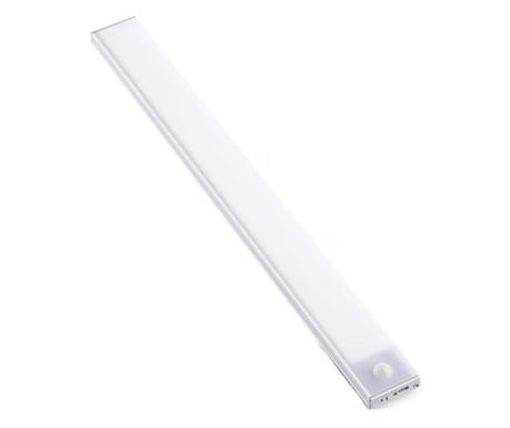 Φωτιστικό LED με Αισθητήρα Φωτός και Κίνησης 30 cm, Flippy, Ρυθμιζόμενη Φωτεινότητα, Μαγνητική Βάση, 74 LED, 114.59lm, Επαναφορτ
