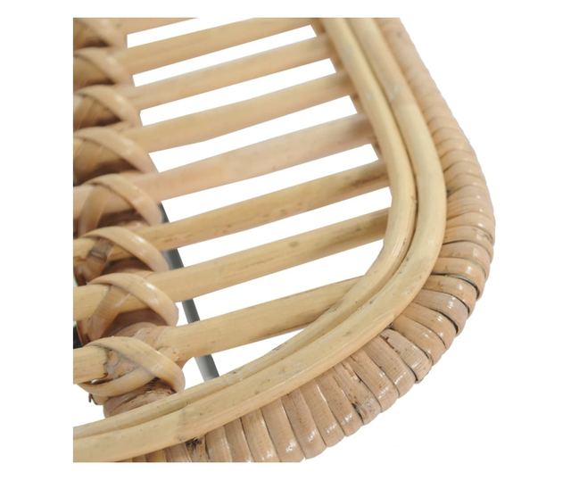 Barski stoli, 2 kosa, naravni ratan