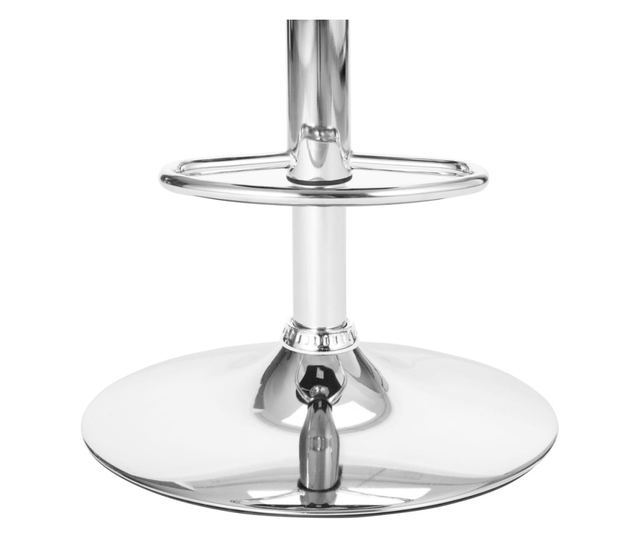 Barski stol, črn, umetno usnje