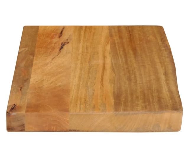 tömör mangófa természetes élű asztallap 60 x 20 x 2,5 cm