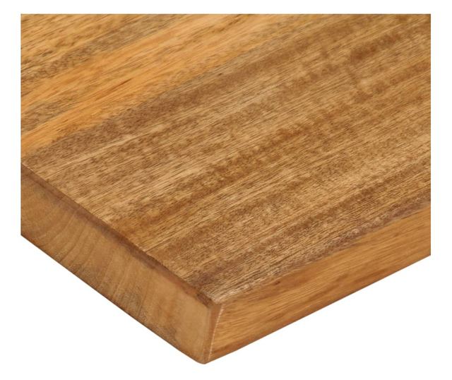 tömör mangófa természetes élű asztallap 50 x 20 x 3,8 cm