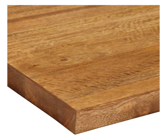 tömör mangófa téglalap alakú asztallap 80x20x2,5 cm