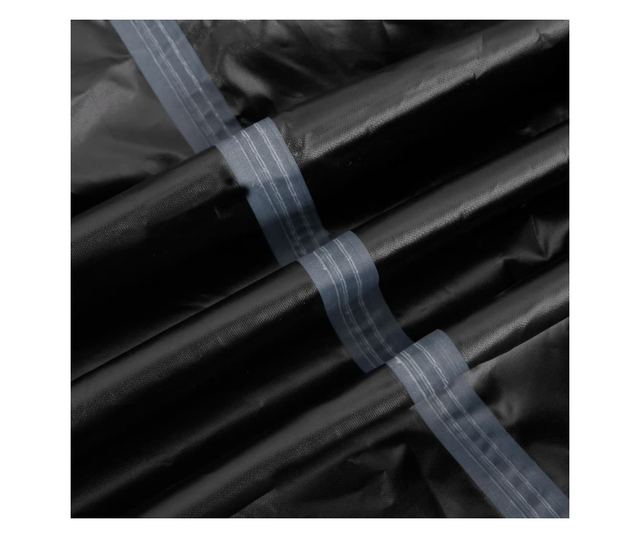 fekete 420D vízálló kerti bútorhuzat 240x140x90 cm