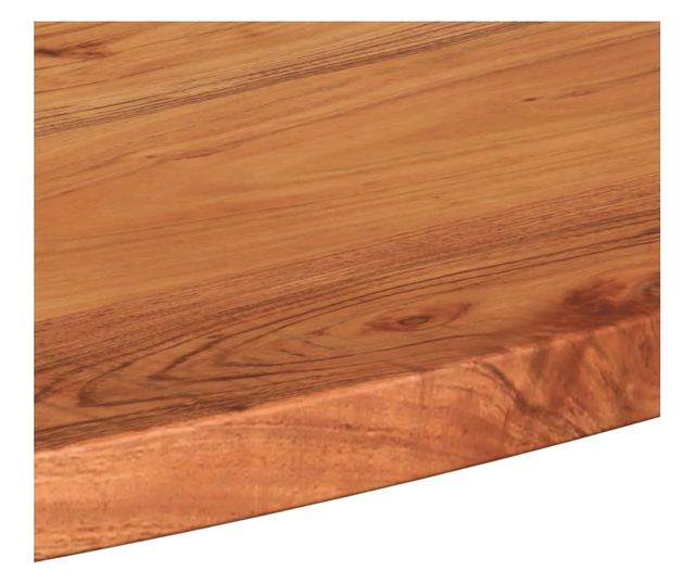 tömör akácfa ovális asztallap 140 x 50 x 3,8 cm