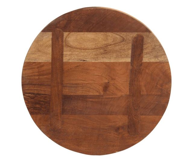 tömör újrahasznosított fa kerek asztallap Ø50 x 2,5 cm