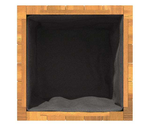 tömör akácfa kerti virágtartó 45 x 45 x 90 cm