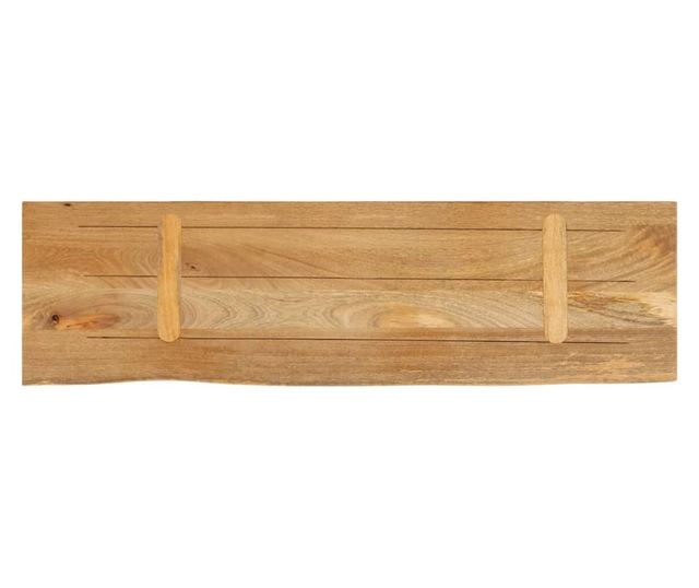 tömör mangófa természetes élű asztallap 110 x 30 x 3,8 cm