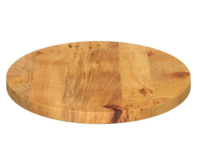 tömör mangófa ovális asztallap 100 x 50 x 2,5 cm