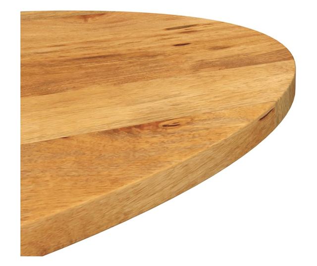 tömör mangófa ovális asztallap 100 x 50 x 2,5 cm