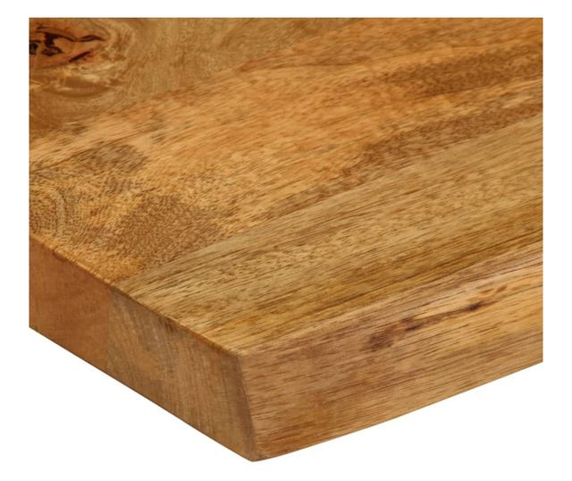 tömör mangófa természetes élű asztallap 180 x 40 x 3,8 cm