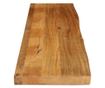 tömör mangófa asztallap természetes éllel 180 x 30 x 2,5 cm