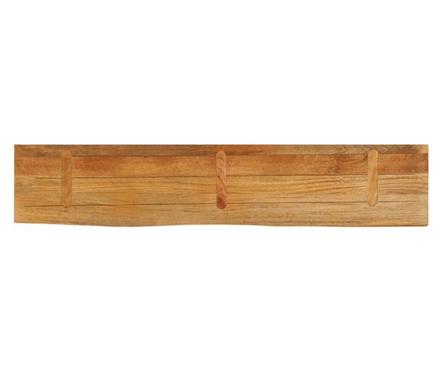 tömör mangófa asztallap természetes éllel 180 x 30 x 2,5 cm