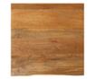 tömör mangófa természetes élű asztallap 60 x 60 x 2,5 cm