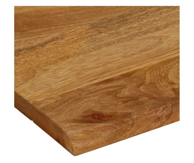 tömör mangófa természetes élű asztallap 60 x 60 x 2,5 cm