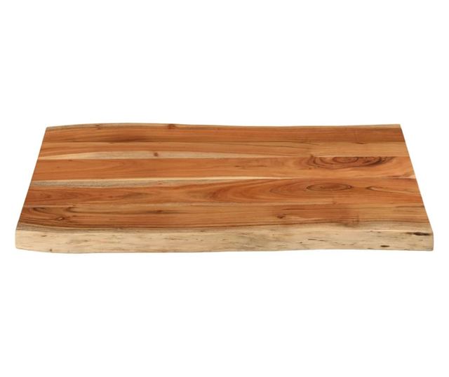 tömör akácfa téglalap alakú asztallap 90x60x2,5 cm