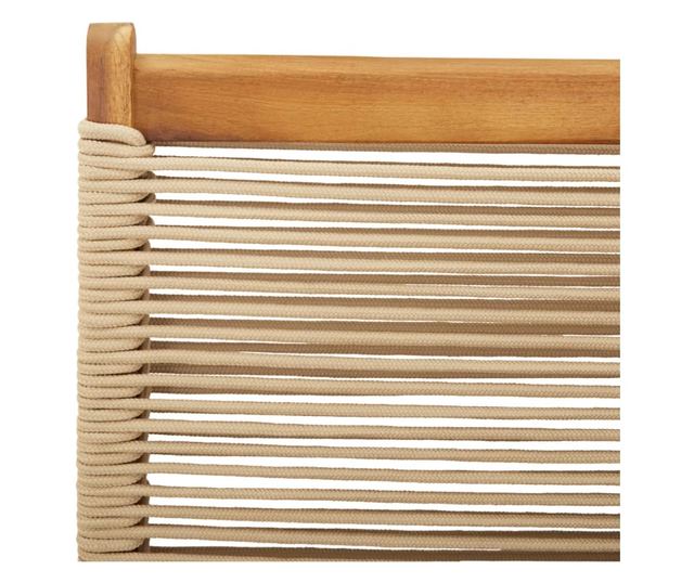 Сгъваеми градински столове, 4 бр, бежови, акация масив