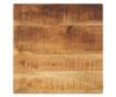 tömör nyers mangófa négyzet alakú asztallap 50x50x2,5 cm