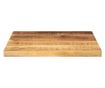 tömör nyers mangófa négyzet alakú asztallap 50x50x2,5 cm