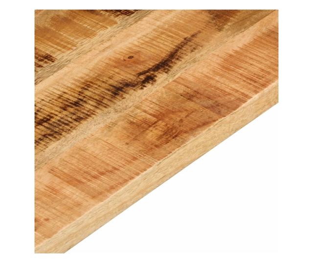 tömör nyers mangófa téglalap alakú asztallap 80x70x2,5 cm