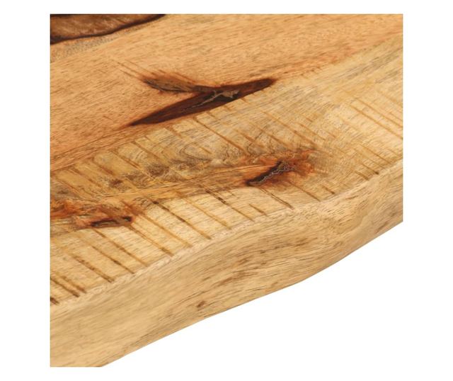 tömör nyers mangófa természetes élű asztallap 40 x 20 x 3,8 cm