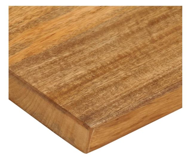 tömör mangófa természetes élű asztallap 160 x 40 x 2,5 cm