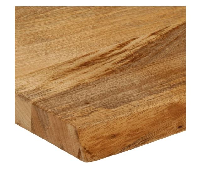 tömör mangófa természetes élű asztallap 160 x 30 x 2,5 cm
