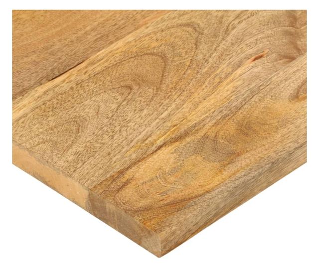 tömör mangófa téglalap alakú asztallap 80x20x2,5 cm