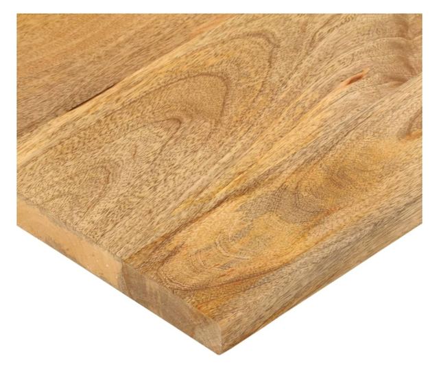 tömör mangófa négyzet alakú asztallap 40x40x3,8 cm