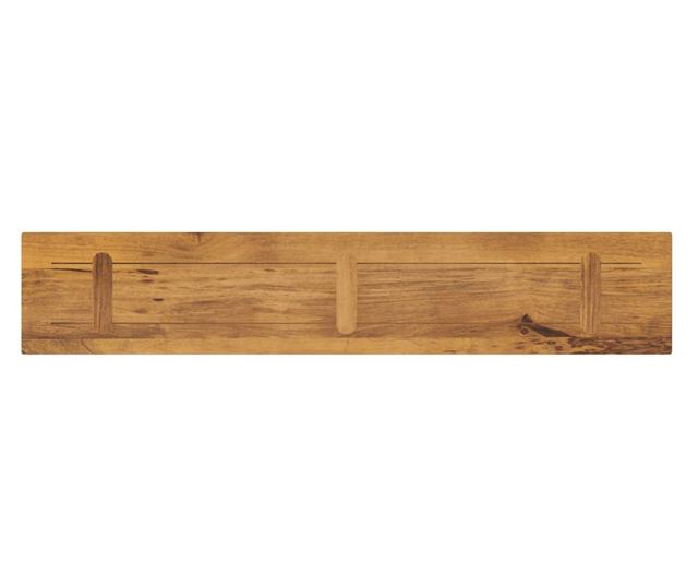 tömör mangófa téglalap alakú asztallap 180x20x2,5 cm